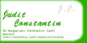 judit constantin business card